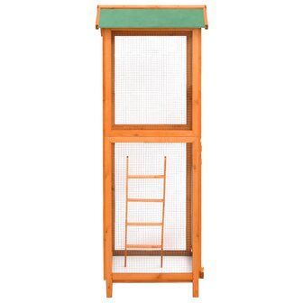 Vogelkooi 68x62x166 cm massief vurenhout 4