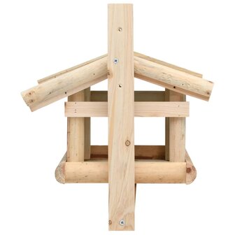 Vogelvoeder 35x29,5x21 cm massief hout 4