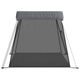 Babybox met matras linnen donkergrijs 5