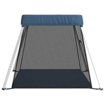 Babybox met matras linnen marineblauw 5