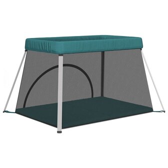 Babybox met matras linnen groen 6