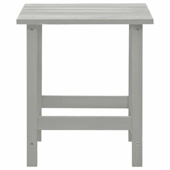 Tuinstoel Adirondack met tafel massief vurenhout grijs 9