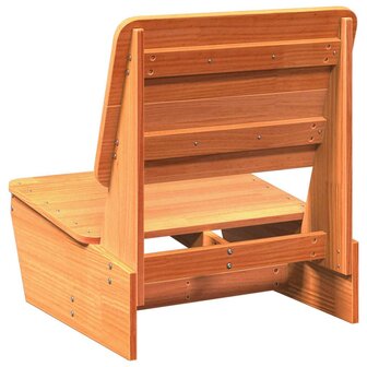 Tuinstoel 60x64x70,5 cm massief grenenhout wasbruin 5