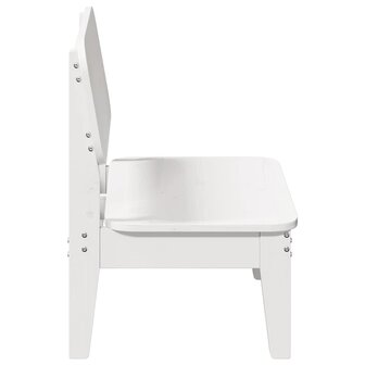 Tuinstoel 60x52,5x72 cm massief grenenhout wit 4