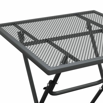 3-delige Tuinset metaalgaas antracietkleurig 7