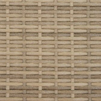 Tuinset Beige poly rattan 8