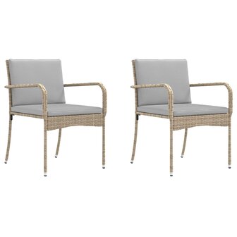 Tuinset Beige poly rattan 4