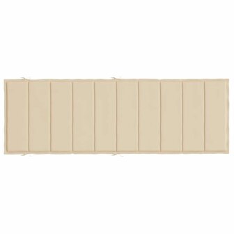 Ligbedkussen 186x58x4 cm oxford stof beige 5
