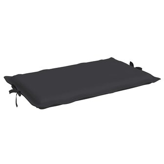 Ligbedkussen 186x58x4 cm oxford stof zwart 7
