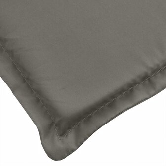 Ligbedkussen 200x70x4 cm stof gem&amp;ecirc;leerd donkergrijs 6