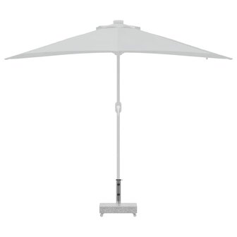 Parasolvoet 45x25x8 cm graniet lichtgrijs 5