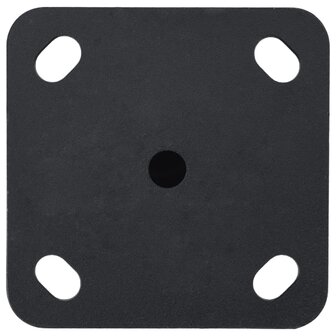 Parasolvoet voor &amp;Oslash;32/34/38 mm stok staal matzwart 4