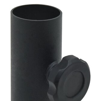 Parasolvoet voor &amp;Oslash;32/34/38 mm stok staal matzwart 5