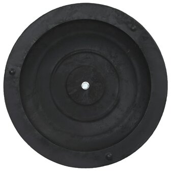Parasolvoet rond 10 kg polyresin zwart 5
