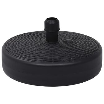 Parasolvoet gevuld met zand/water 24 L zwart  1