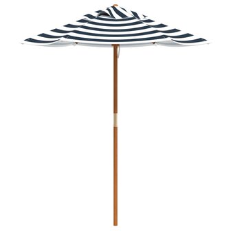 Parasol voor kinderen met houten paal &amp;Oslash;120x140 cm 2
