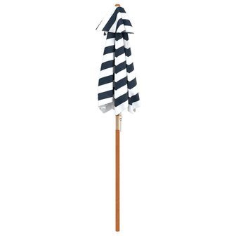 Parasol voor kinderen met houten paal &amp;Oslash;120x140 cm 6