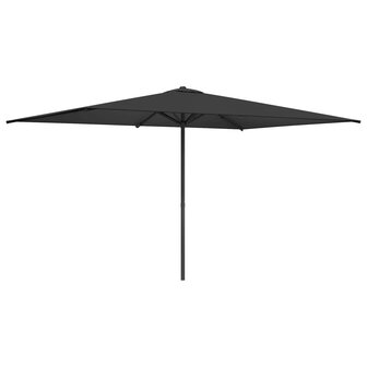 Tuinparasol 200 x 300 cm Polyester Rechthoekig Antracietkleurig 2