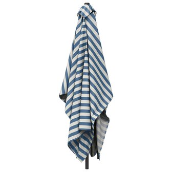 Tuinparasol 200 x 300 cm Polyester Rechthoekig Blauw en Wit 3