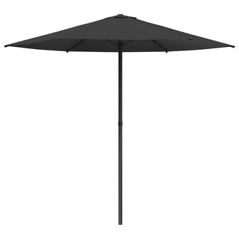 Tuinparasol 230 x 230 cm Polyester Rechthoekig Antracietkleurig 2