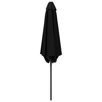Tuinparasol 270 x 270 cm Polyester Rechthoekig Zwart 3