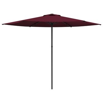 Tuinparasol 300 x 300 cm Polyester Rechthoekig Bordeaux Rood 2