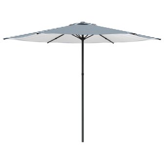 Tuinparasol 300 x 300 cm Polyester Rechthoekig Blauw en Wit 2