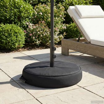 Patio Parasolvoet 60 x 60 cm Staal Zwart 1
