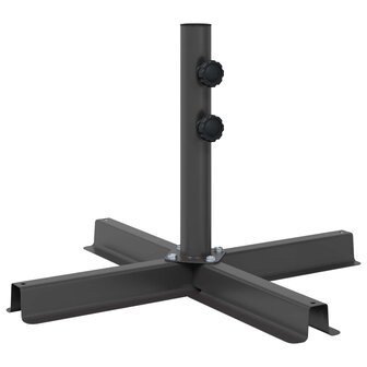 Patio Parasolvoet 60 x 60 cm Staal Zwart 4