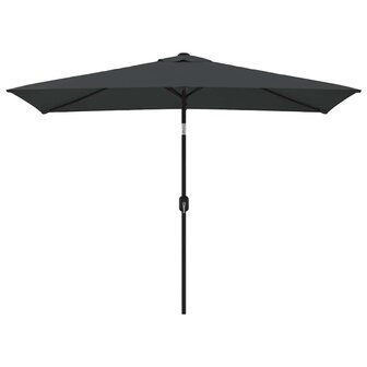 Parasol met metalen paal 300x200 cm antraciet 2