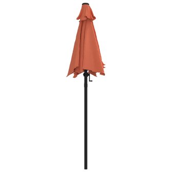 Parasol 200x224 cm aluminium terracotta 4