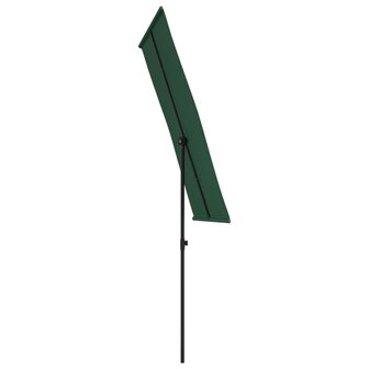 Parasol met aluminium paal 180x110 cm groen 5