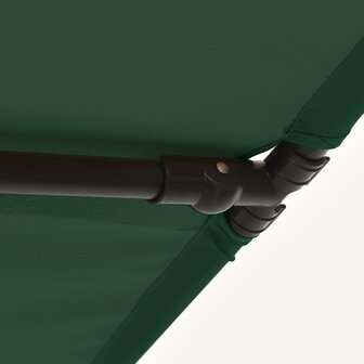 Parasol met aluminium paal 180x110 cm groen 9