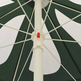 Strandparasol 240 cm groen 5