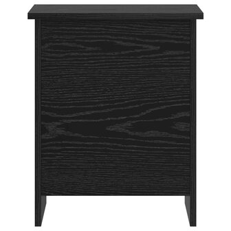 Opbergkist met opslag Zwart eiken 40 x 40 x 50 cm Bewerkt hout 6