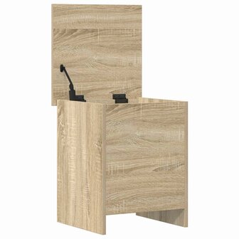 Opbergkist met opslag Sonoma Eiken 40 x 40 x 50 cm Bewerkt hout 3