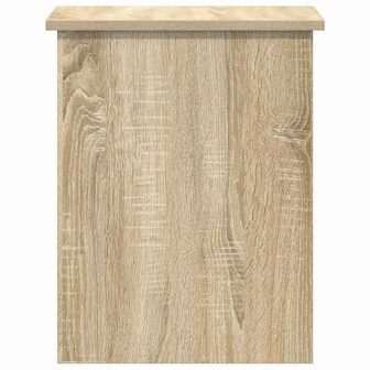 Opbergkist met opslag Sonoma Eiken 40 x 40 x 50 cm Bewerkt hout 5