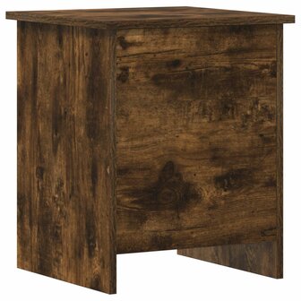 Opbergkist Gerookt eiken 40 x 40 x 50 cm Bewerkt hout 2