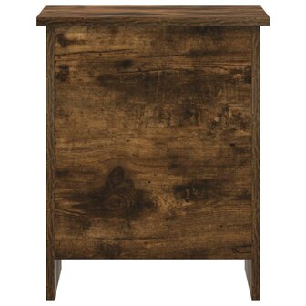 Opbergkist Gerookt eiken 40 x 40 x 50 cm Bewerkt hout 6