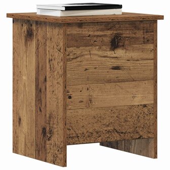 Opbergkist met opslag Oud hout 40 x 40 x 50 cm Bewerkt hout 3