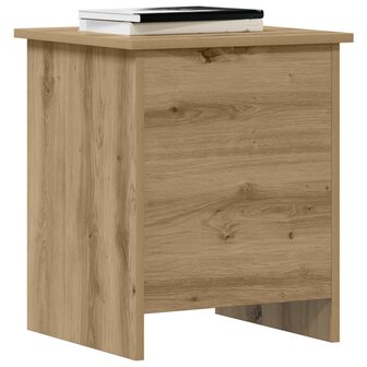 Opbergkist Artisanaal eiken 40 x 40 x 50 cm Bewerkt hout 3