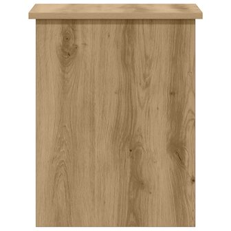 Opbergkist Artisanaal eiken 40 x 40 x 50 cm Bewerkt hout 7