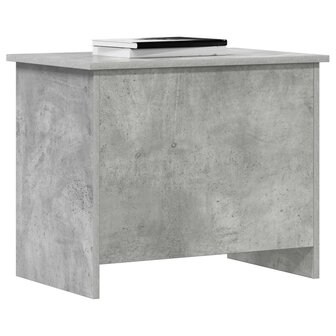 Opbergkist met opslag Betongrijs 60 x 40 x 50 cm Bewerkt hout 3