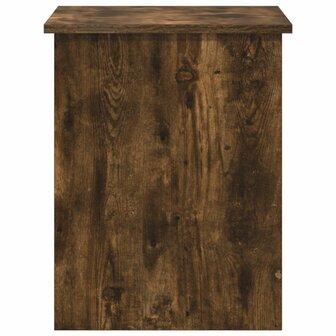 Opbergkist Gerookt eiken 60 x 40 x 50 cm Bewerkt hout 7