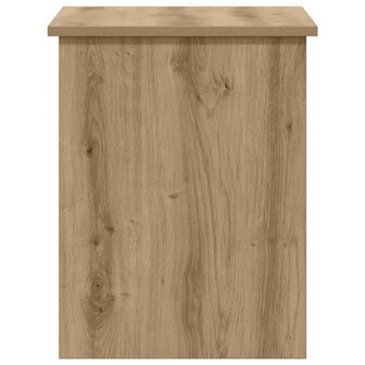 Opbergkist Artisanaal eiken 60 x 40 x 50 cm Bewerkt hout 7