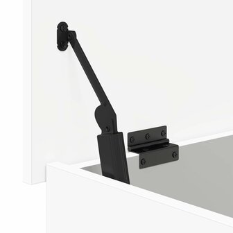 Opbergkist met opslag Wit 80 x 40 x 50 cm Bewerkt hout 8