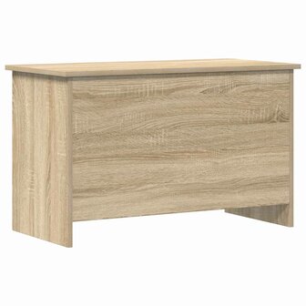 Opbergkist met opslag Sonoma Eiken 80 x 40 x 50 cm Bewerkt hout 1