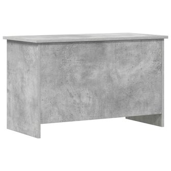 Opbergkist met opslag Betongrijs 80 x 40 x 50 cm Bewerkt hout 2