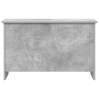 Opbergkist met opslag Betongrijs 80 x 40 x 50 cm Bewerkt hout 6