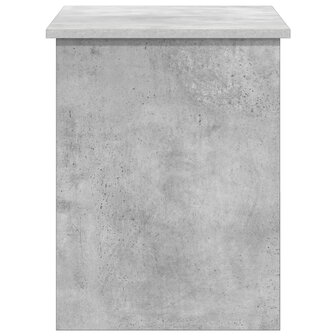 Opbergkist met opslag Betongrijs 80 x 40 x 50 cm Bewerkt hout 7